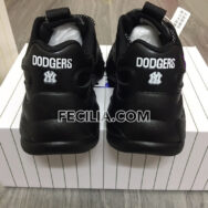 Giày thể thao Sneaker Dodgers Nữ MLB đế cao màu Đen | SNKN081
