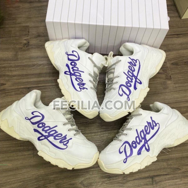 Giày thể thao Sneaker Dodgers Nữ MLB đế cao Màu Xanh size 36-39 | SNKN082