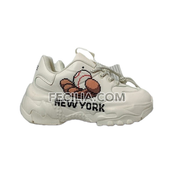 Giày thể thao Sneaker Nữ MLB LA NY Boston đế cao sang chảnh | SNKN079