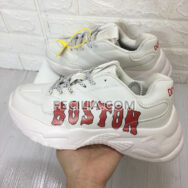 Giày thể thao Sneaker Nữ MLB REP 1:1 Đen Trắng NY Hàn Quốc đế độn | SNKN078