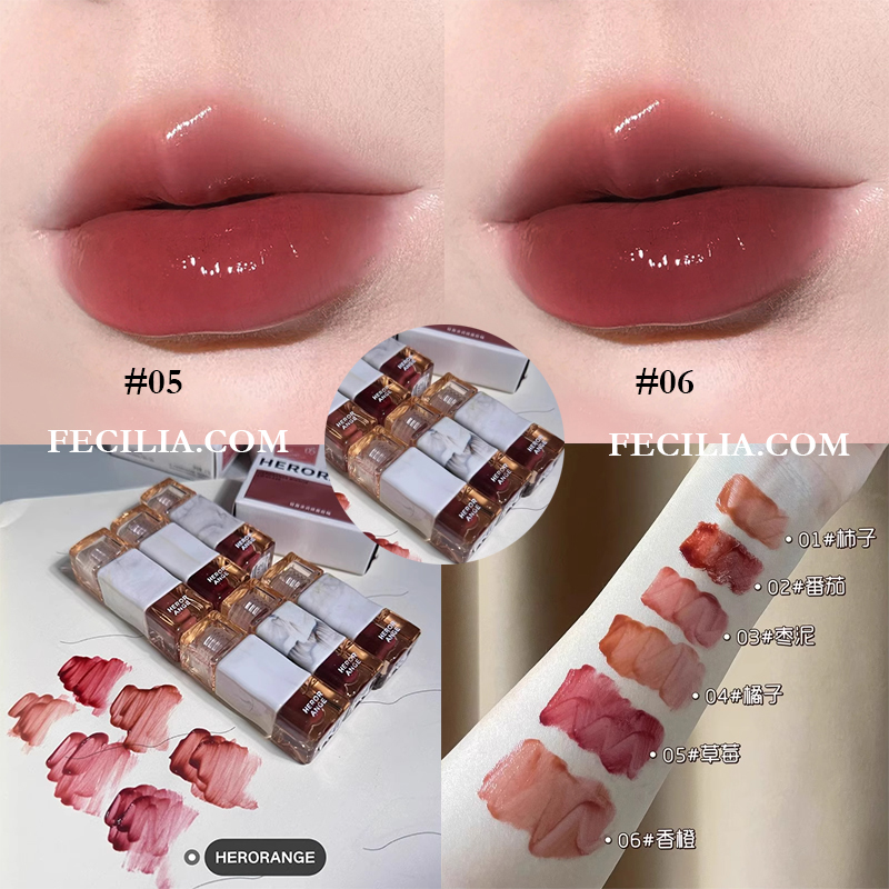 Son Bóng Herorange Dạng Thạch Pha Lê Dưỡng Ẩm