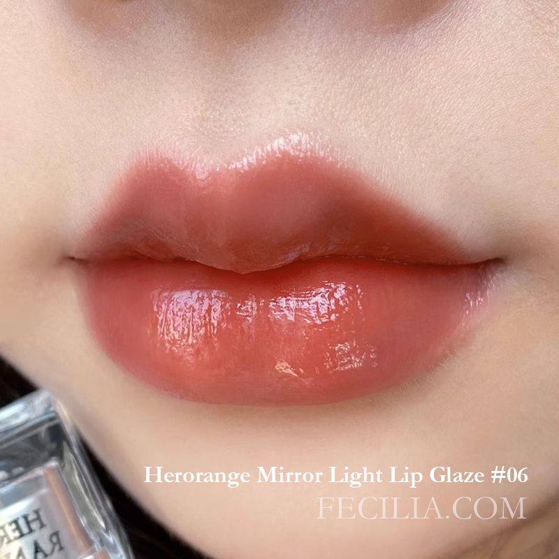 Son Tint bóng Herorange Mirror Light Lip Glaze