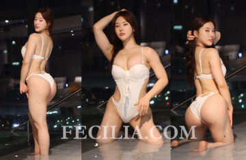 Gái xinh mặc Bikini Trắng lọt khe mông to dáng nuột | V417