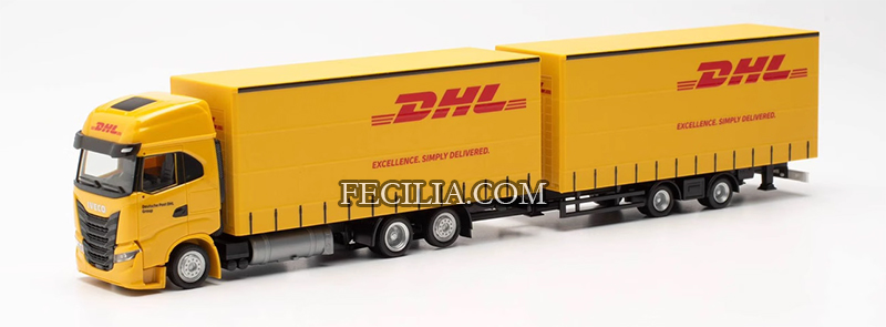 Xe Container Đồ chơi DHL Express tỷ lệ 1:87