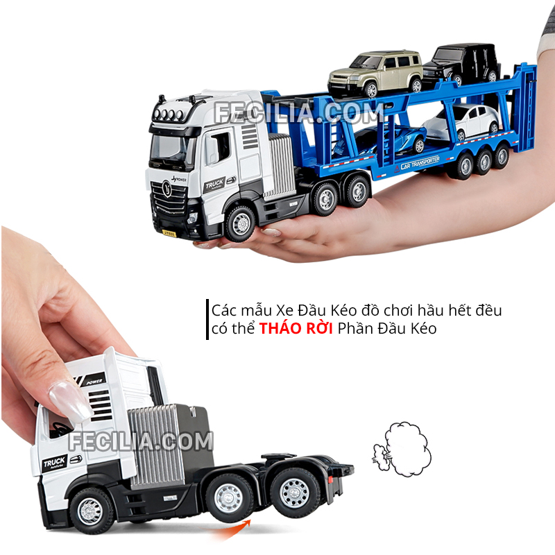Xe đầu Kéo đồ chơi ngày nay có thể tháo rời phần Đầu Kéo