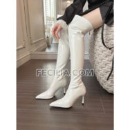 Bốt đùi chất da mềm cổ cao qua đầu gối BOOTSNU125