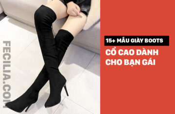 Giày Boots Nữ cổ cao dành cho bạn gái
