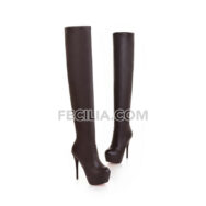 Giày Bốt cao qua đầu gối dành cho Nữ, gót nhọn quyến rũ BOOTSNU114