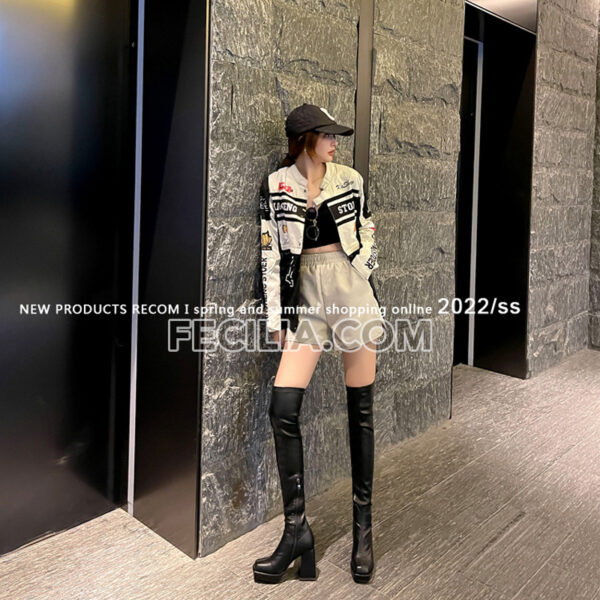 Giày Bốt da cho Nữ cao qua đầu gối , Boots Nữ da mềm cao cấp BOOTSNU107