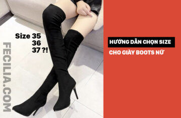 Cách chọn Size giày Boots Nữ chuẩn khi mua Online