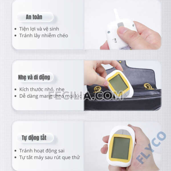 Máy đo đường huyết Contec Flyco VietNam chính hãng | MDH010