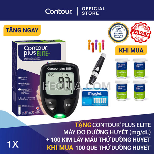 Máy đo đường huyết CONTOUR PLUS ELITE