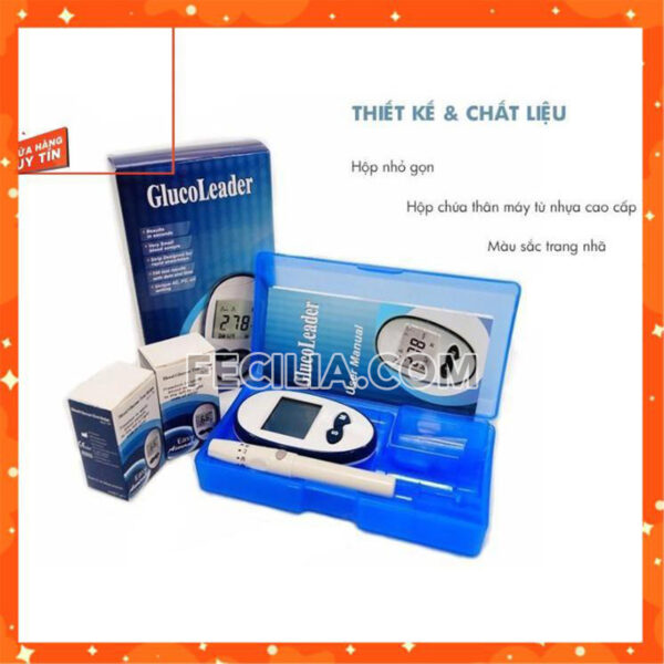Máy đo đường huyết Gluco Leader chính hãng kèm que thử MDH023