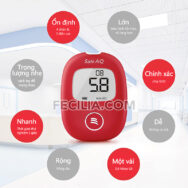 Máy Đo Đường Huyết Sinocare Safe AQ Smart chính hãng kèm 50 que thử | MDH009