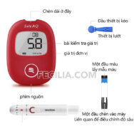 Máy Đo Đường Huyết Sinocare Safe AQ Smart chính hãng kèm 50 que thử | MDH009