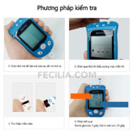 Máy đo đường huyết và Axid Uric Sinocare Safe AQ UG 2 trong 1