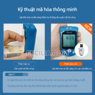 Máy đo đường huyết và Axid Uric Sinocare Safe AQ UG 2 trong 1