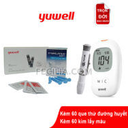 Máy đo đường huyết Yuwell 710 chính hãng kèm 60 Que thử | MDH013