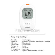 Máy đo đường huyết Yuwell 710 chính hãng kèm 60 Que thử | MDH013