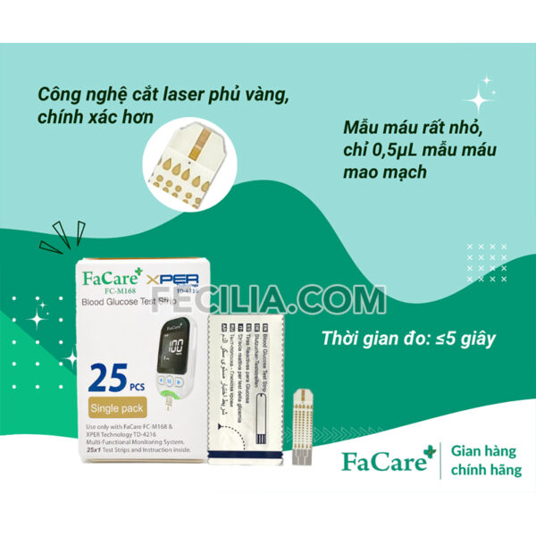 Que thử đường huyết Glucose dành cho máy đo đường huyết Facare | MDH011