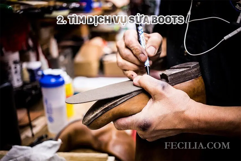 tìm dịch vụ sửa boots