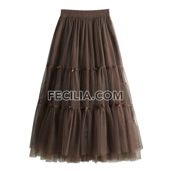 Chân váy lưới thu đông cao cấp |FAW423