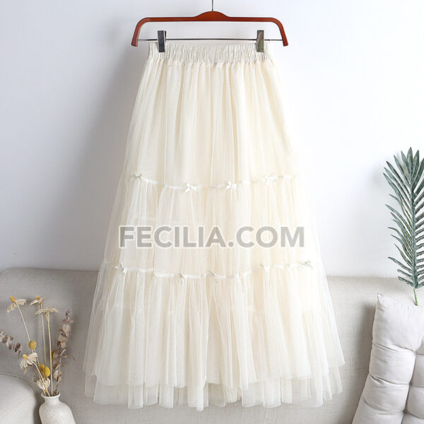 Chân váy lưới thu đông cao cấp |FAW423