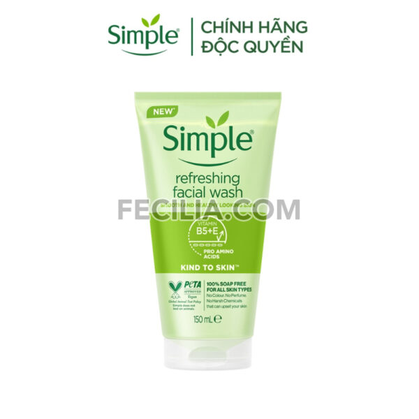 Combo Simple Tẩy trang + Sữa rửa mặt + Nước hoa hồng cho da sạch khỏe |NTT041