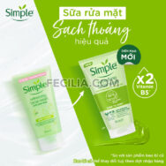 Combo Simple Tẩy trang + Sữa rửa mặt + Nước hoa hồng cho da sạch khỏe |NTT041