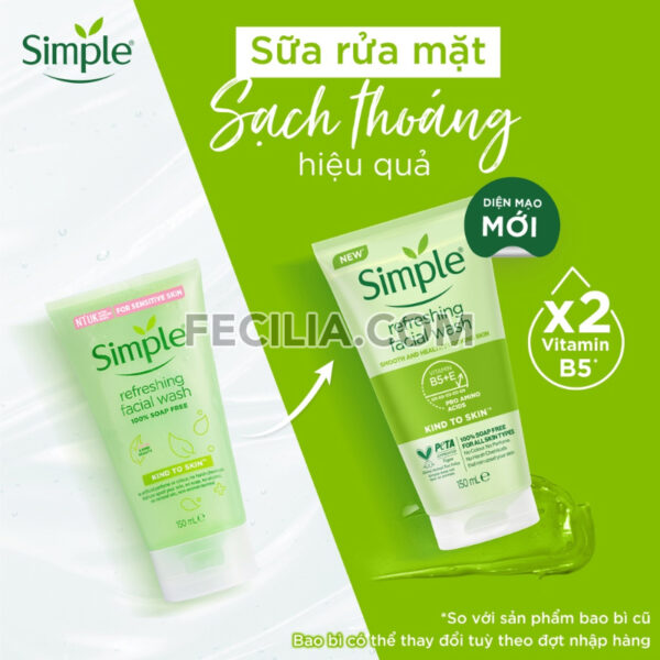 Combo Simple Tẩy trang + Sữa rửa mặt + Nước hoa hồng cho da sạch khỏe |NTT041