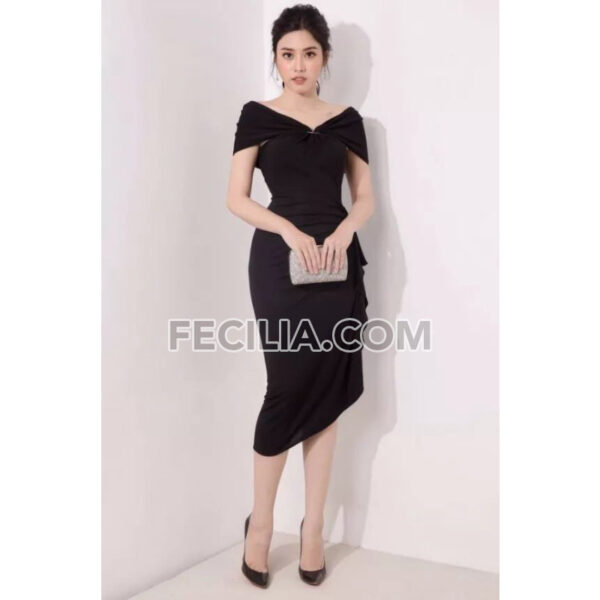 Đầm Dự tiệc ôm body trễ vai sang trọng cao cấp | FAW416