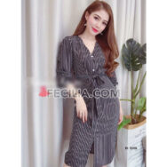 Đầm Nữ chất vải Kate có dây buộc | FAW427