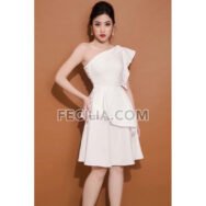 Đầm Nữ lệch vai cao cấp trẻ trung thích hợp đi dự tiệc |FAW455