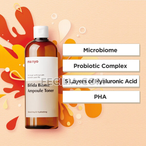 Nước Cân Bằng Ma:nyo Bifida Biome Ampoule Toner 210ml/400ml |TONER008