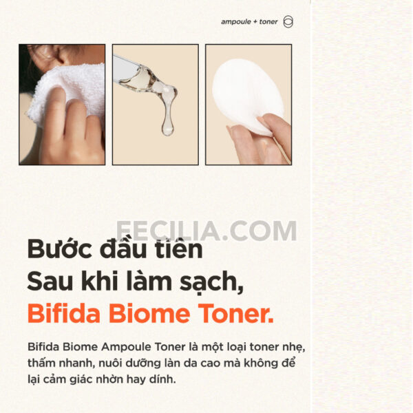 Nước Cân Bằng Ma:nyo Bifida Biome Ampoule Toner 210ml/400ml |TONER008