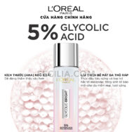 Nước Hoa Hồng L'oreal paris glycolic bright peeling toner 128ml | TONER007