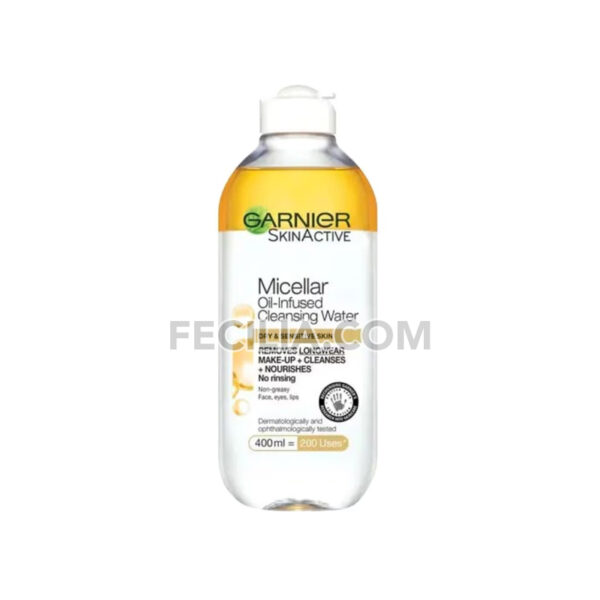 Nước Làm Sạch cho da khô và nhạy cảm Garnier Micellar Oil-Infused Cleansing Water 400ml |NTT031