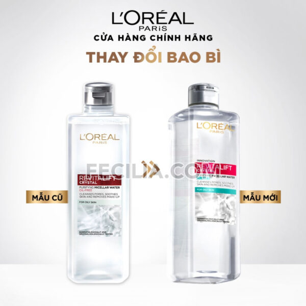 Nước Tẩy Trang 3-1 L'Oreal Paris Micellar Water 400ml |NTT036