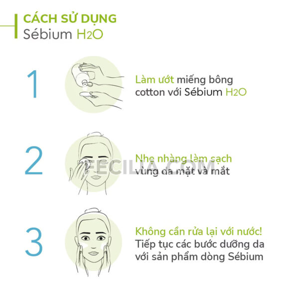 Nước Tẩy Trang Bioderma Sebium H20 500ml Cho Da Nhờn Và Da Mụn |NTT010
