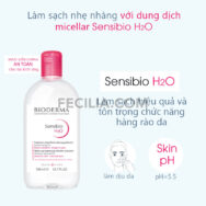 Nước Tẩy Trang Bioderma Sensibio cho da nhạy cảm 500ml |NTT048