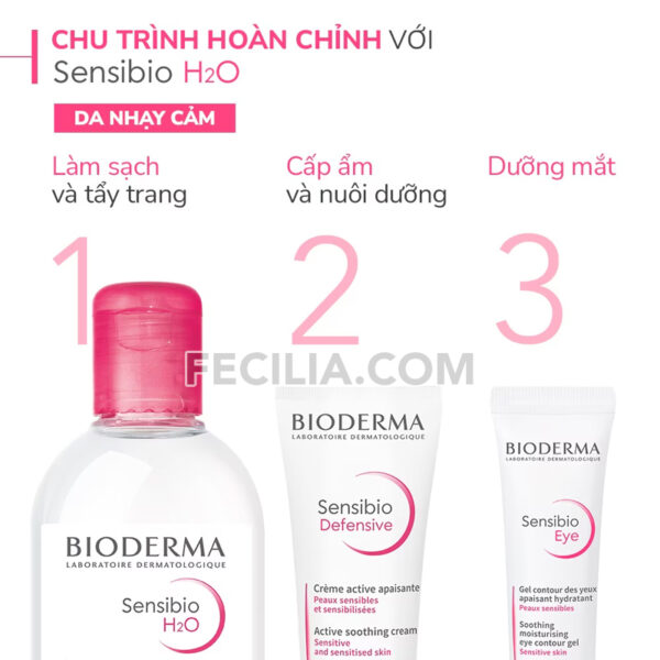 Nước Tẩy Trang Bioderma Sensibio H20 cho da nhạy cảm 500ml |NTT005