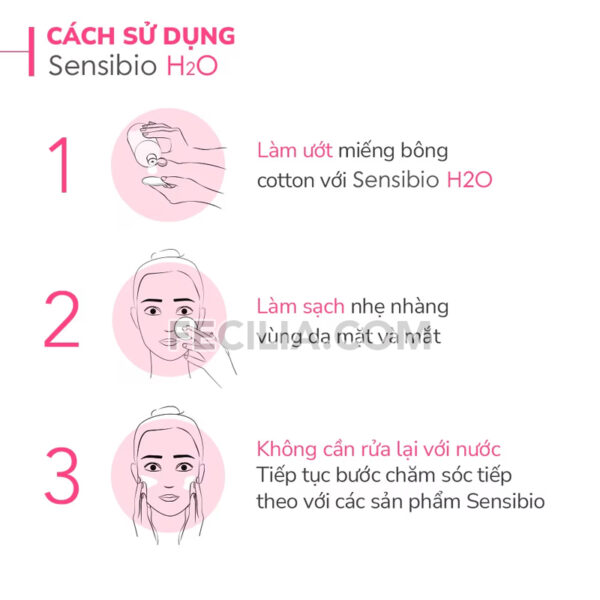 Nước Tẩy Trang Bioderma Sensibio H20 cho da nhạy cảm 500ml |NTT005