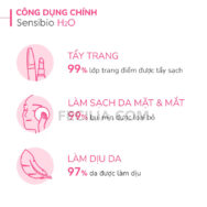 Nước Tẩy Trang Bioderma Sensibio H20 cho da nhạy cảm 500ml |NTT005