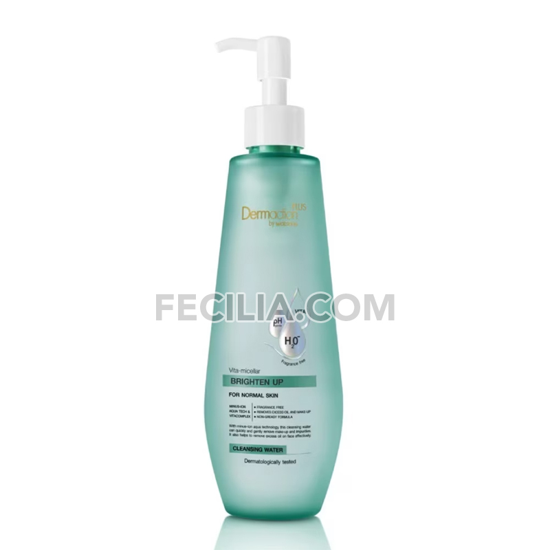 Nước Tẩy Trang Dermaction Plus By Watsons Vita-Micellar Brighten Up Cleansing Water 250ml |NTT020
