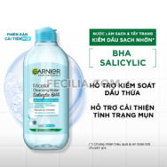 Nước Tẩy Trang Garnier Micellar Cleansing Water 400ml làm sạch và ngừa mụn |NTT045