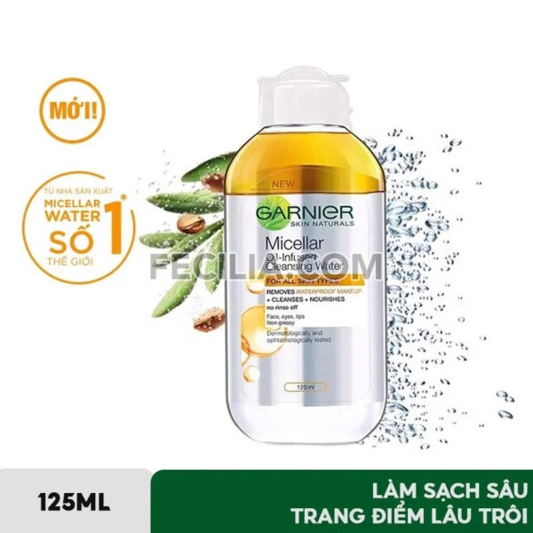 Nước Tẩy Trang Garnier Micellar Cleansing Water 400ml làm sạch và ngừa mụn |NTT045