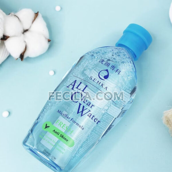 Nước Tẩy Trang kiểm soát nhờn Senka ALL Clear Water Micellar Fresh 230ml |NTT011