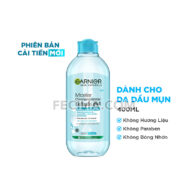 Nước Tẩy Trang làm sạch da Garnier Micellar Cleansing Water Salicylic BHA 400ml |NTT012