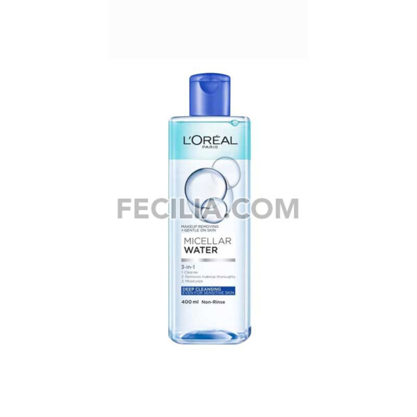 Nước Tẩy Trang L'Oreal Micellar Water 3-in-1 giúp làm sạch lớp trang điểm |NTT040