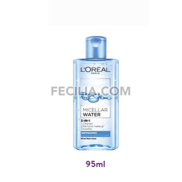 Nước Tẩy Trang L'Oreal Micellar Water 3-in-1 giúp làm sạch lớp trang điểm |NTT040